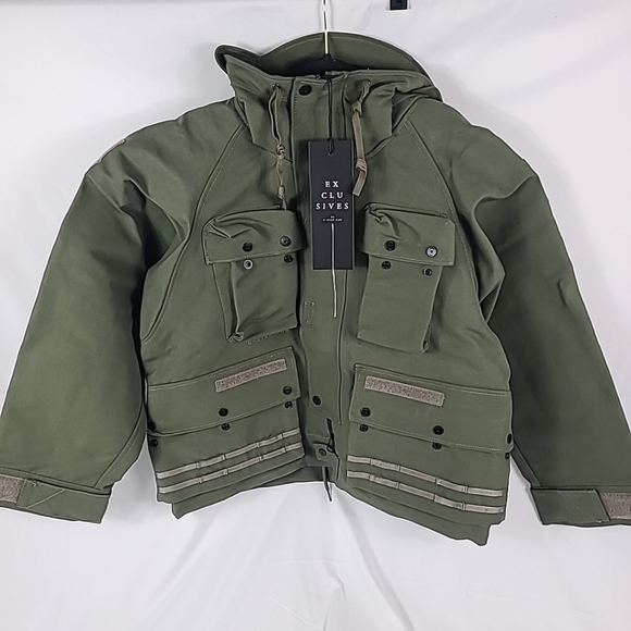 NEW G-STAR RAW E Photographer Field JacKet Shadow Olive Green Sz L MSRP $1490 - Picture 3 of 16